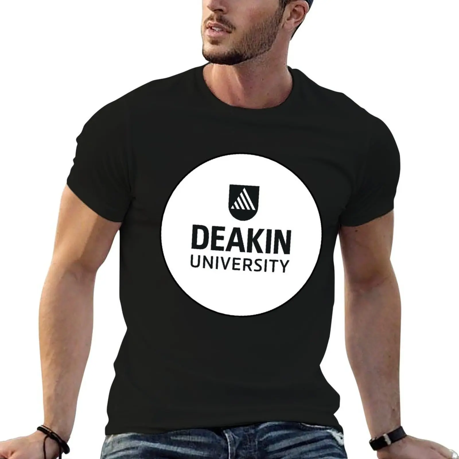 

Deakin T-Shirt t shirt men 100% cotton luxury brand funny t shirts cotton T-Shirt