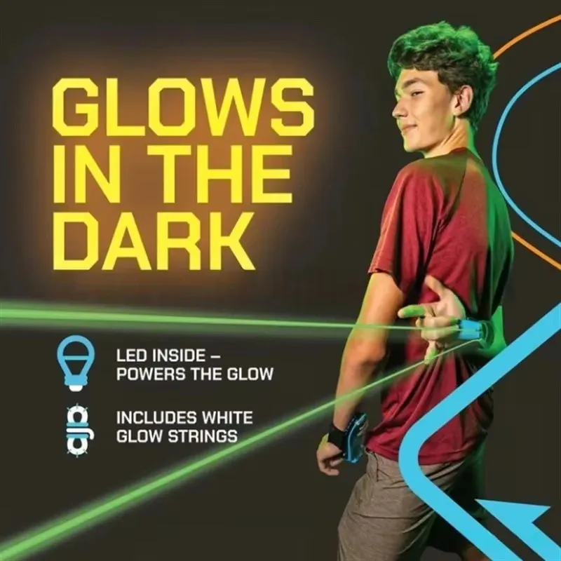 2026 minous Lanceur de cordes à bracelet, tir automatique, jouet lumineux interactif, cadeau pour homme et femme
