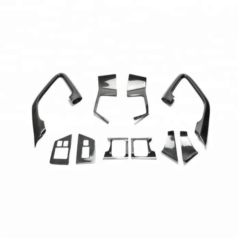 

Комплект обшивки внутренней двери из глянцевого углеродного волокна, 10 шт., R35 GTR 2009-2014, левый руль