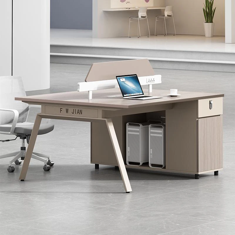 Staff Desk and Chair Combination, Simple Modern Staff Booth, Desk Screen Workstation