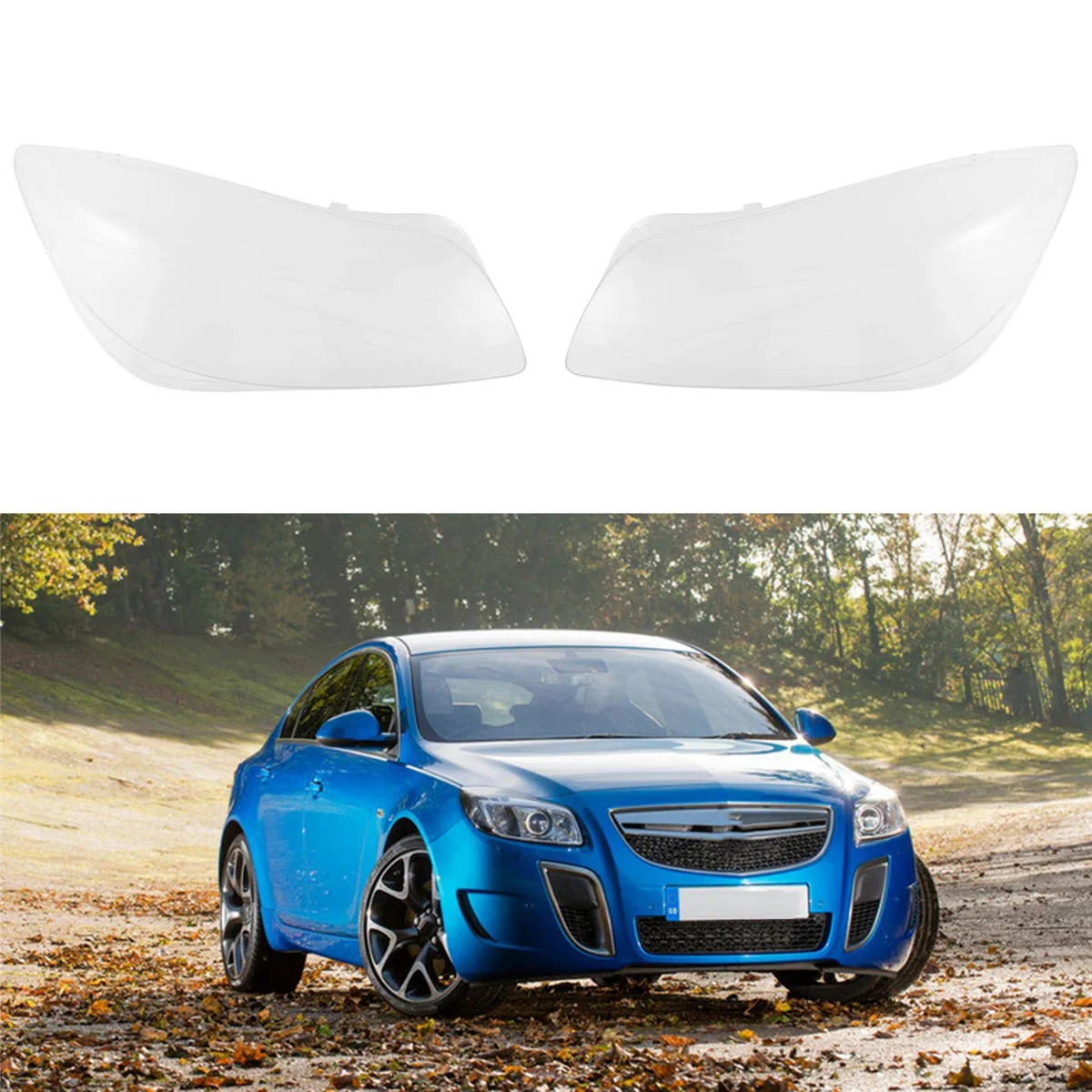 Car Right Transparent Head Light Lamp Cover Lampshade Lamp Shade Front Headlight Cover Lens for Opel Insignia 2009-2011