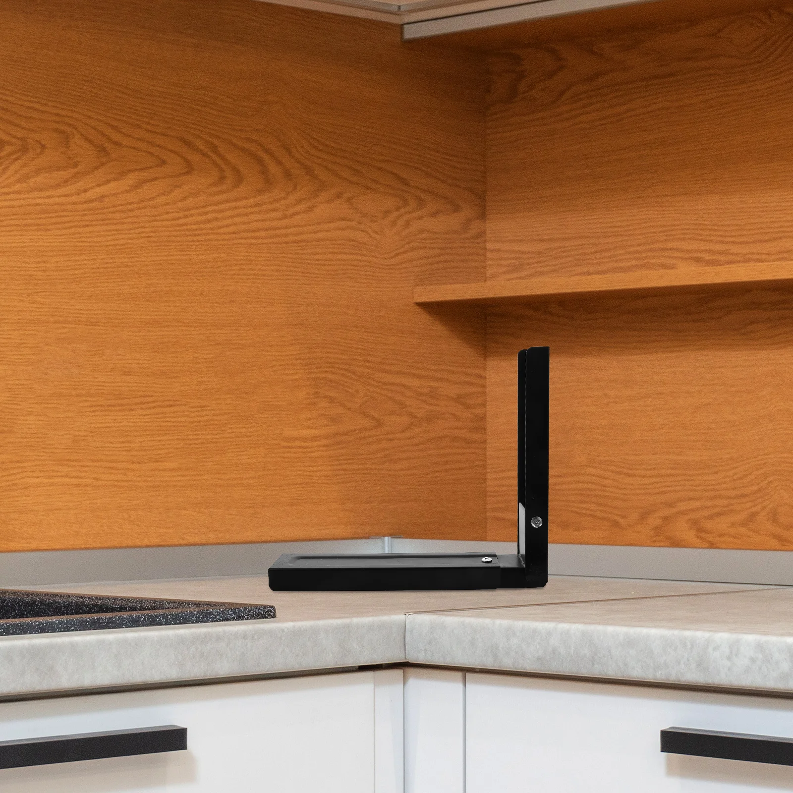 

Retractable Wall Mount Microwave St Set of 2 Black 17 52x9 45x1 81 Inches Stainless Steel Bracket Kit Microwave Holder