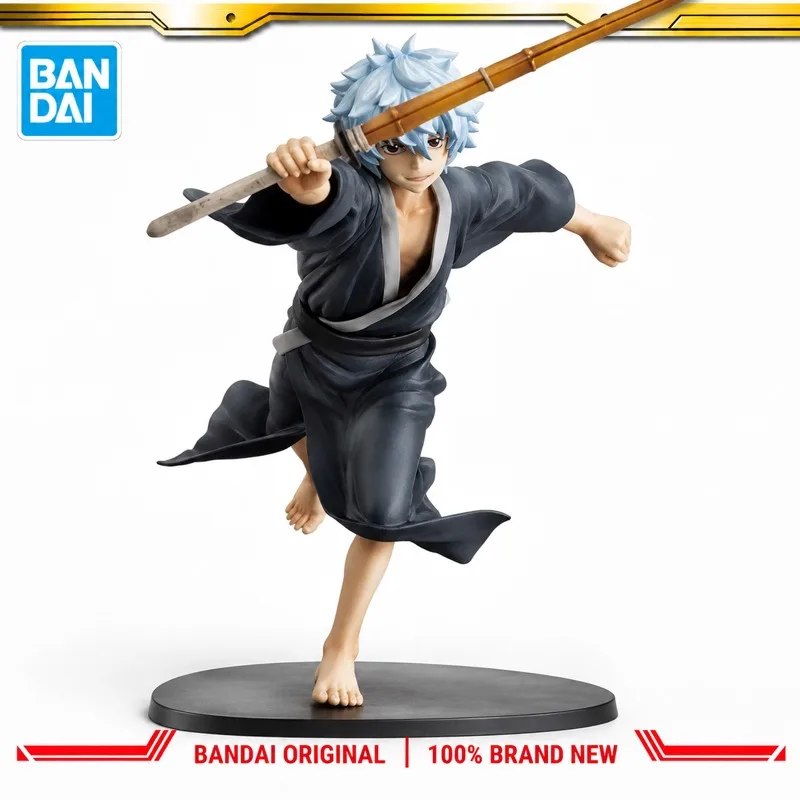 In Stock Bandai Original Megahouse Gintama Sakata Gintoki Action Figure Model Doll Brand New Boxed Anime Characters Toys Model