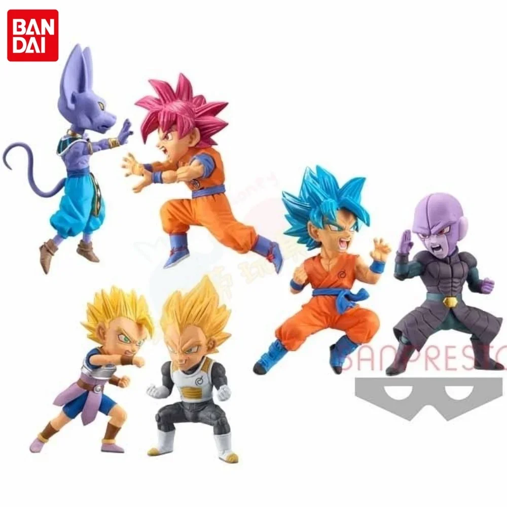 

Original BANDAI Genuine Anime DRAGON BALL WCF Saiya Warfare 5 God of Destruction Beerus Son Goku Action Figure Model Toys Gifts