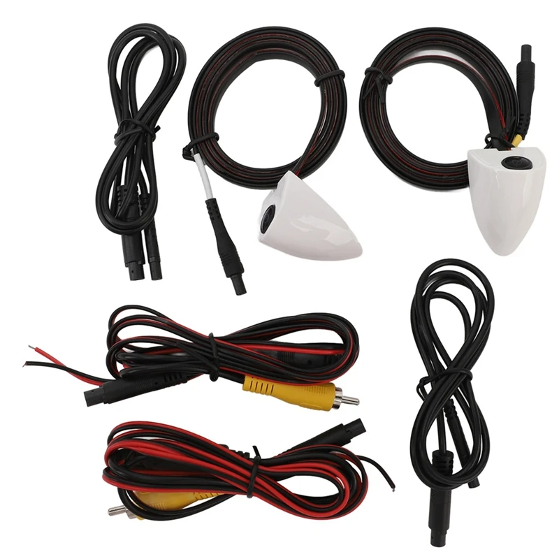 Super Sale Car Door Side View Camera Night Vision Blind Spot Camera Left Right Mini Image Mounting Car Surveillance System WHITE