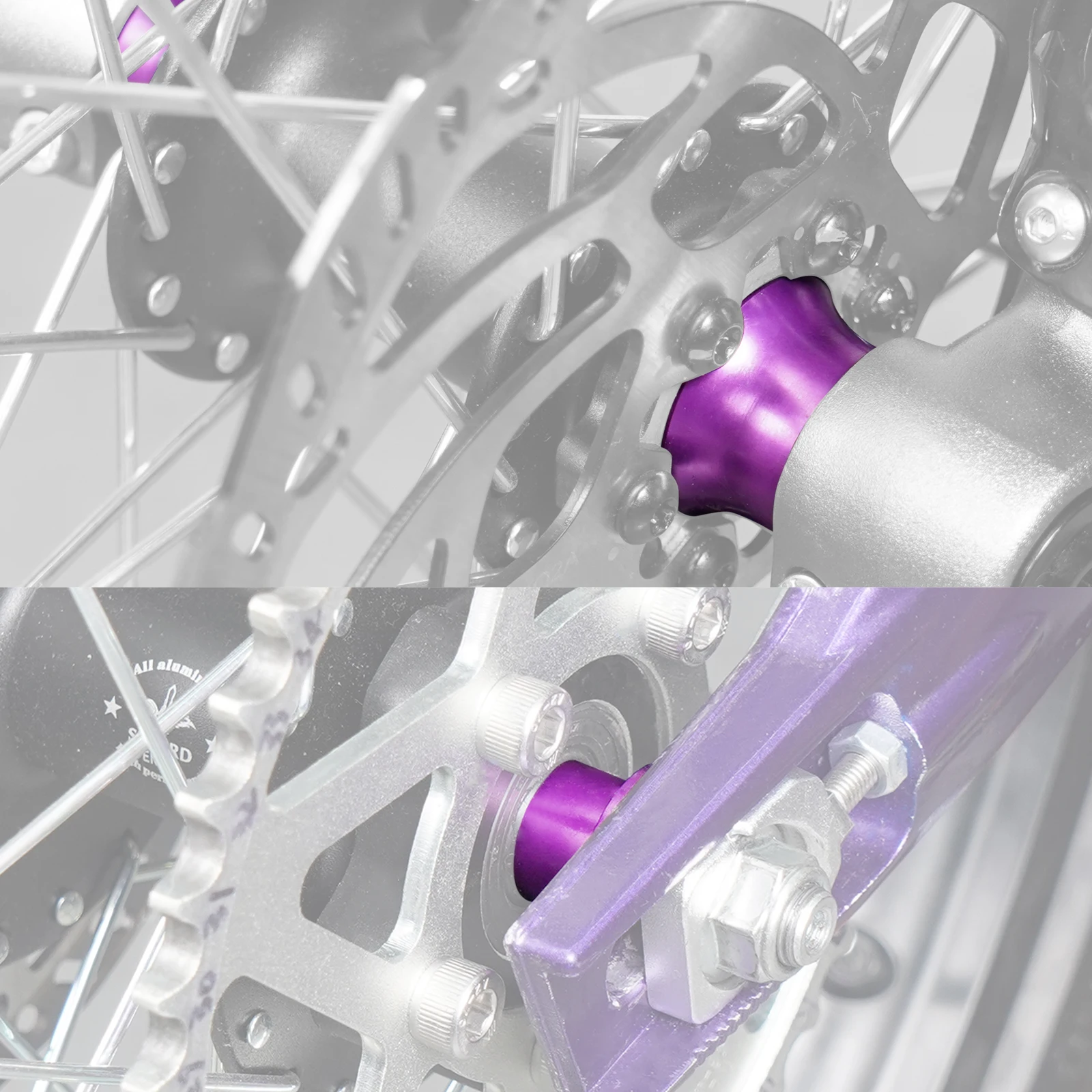 

NICECNC For Surron light bee X S L1E Segway X160 X260 Electrical Motorbike Front Rear Wheel Spacers Hub Collars O-ring Sur-ron