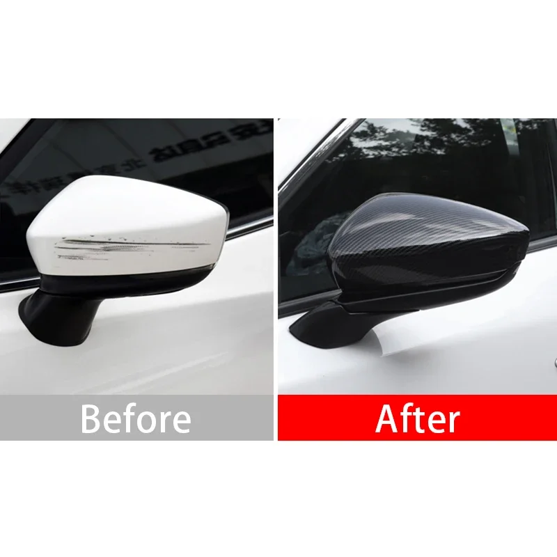 For Mazda 3 BP Alexa 2019 2020 2021 2022 2023 2024 2025 Car Rearview Mirror Side Molding Cover Shell Accessories