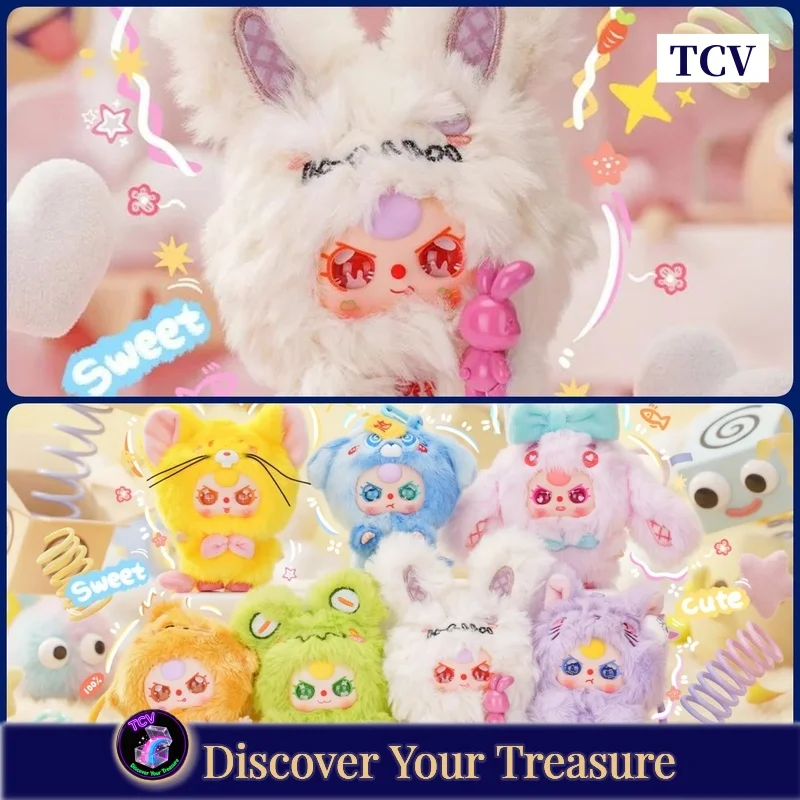 

Tcv Baby Three Weirdly Adorable Mini Blind Box Cute Doll Ornament Pendant Bag Mystery Box Kawaii Cute Birthday Kids Gift New