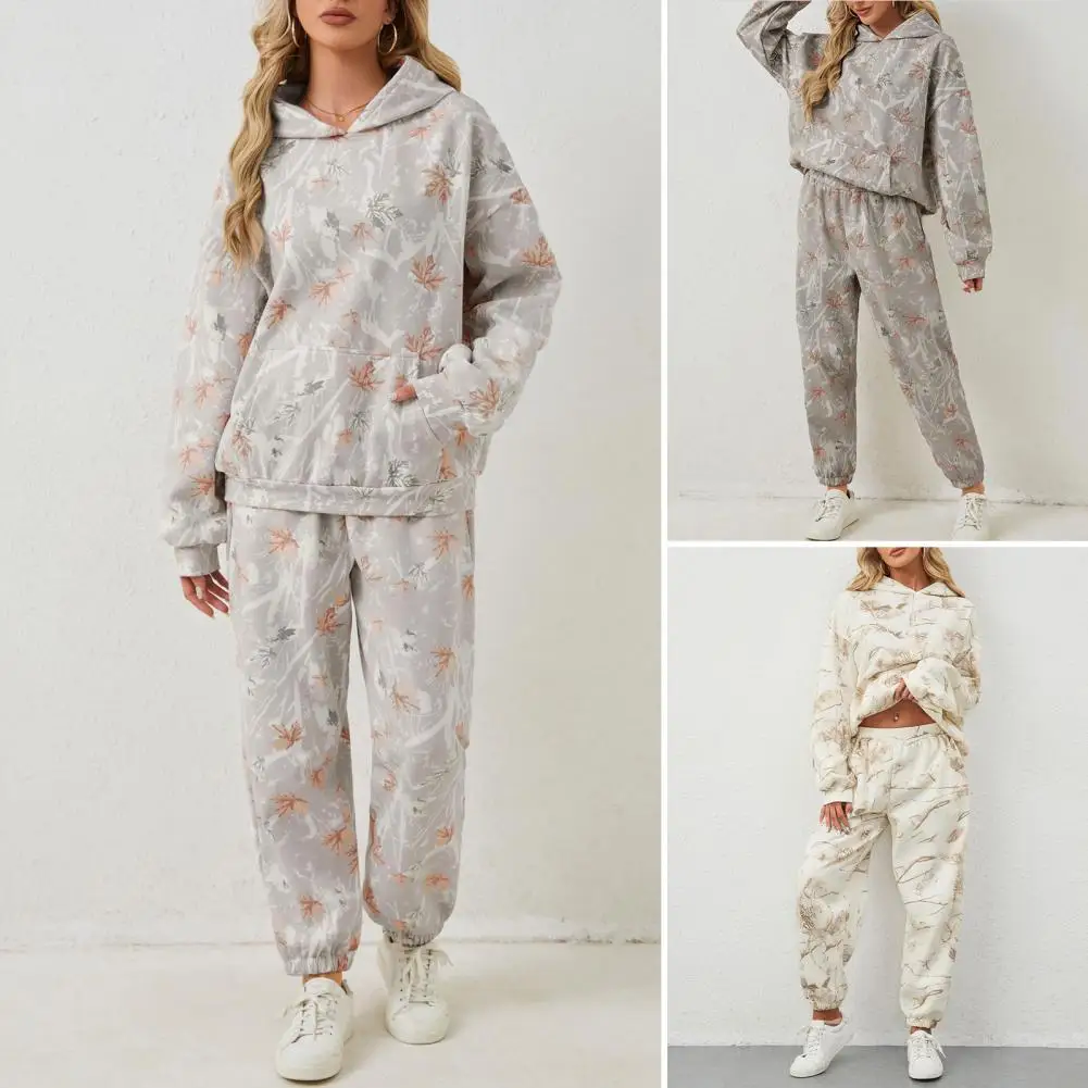 2025 décontracté deux pièces ensembles femmes tenues Streetwear sport d'été loisirs manches longues à capuche fond épais pantalon costume femme