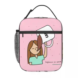 Enfermera En Apuros Doctor Nurse Medical Health Portable Lunch Box per le donne borsa termica per il pranzo isolata per alimenti a tenuta stagna