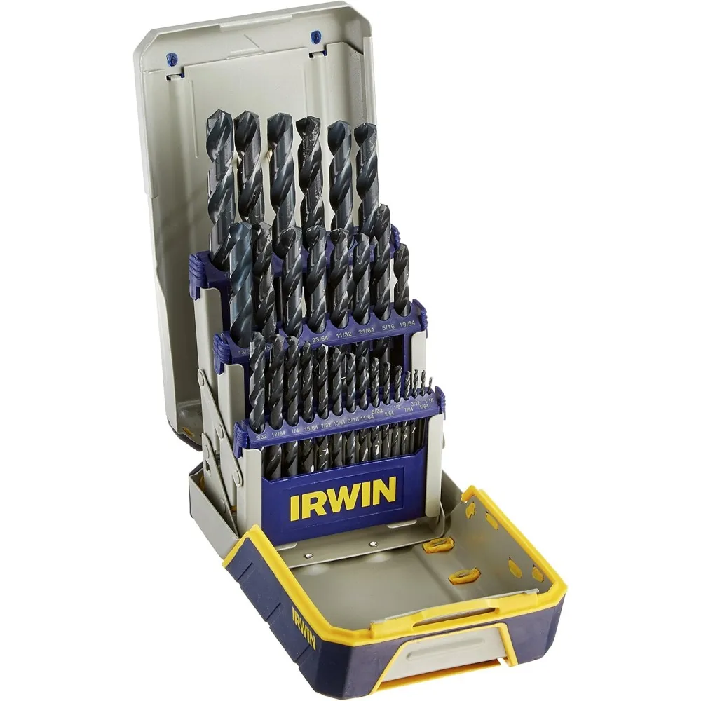 29-Piece High-Speed Steel Drill Bit Set