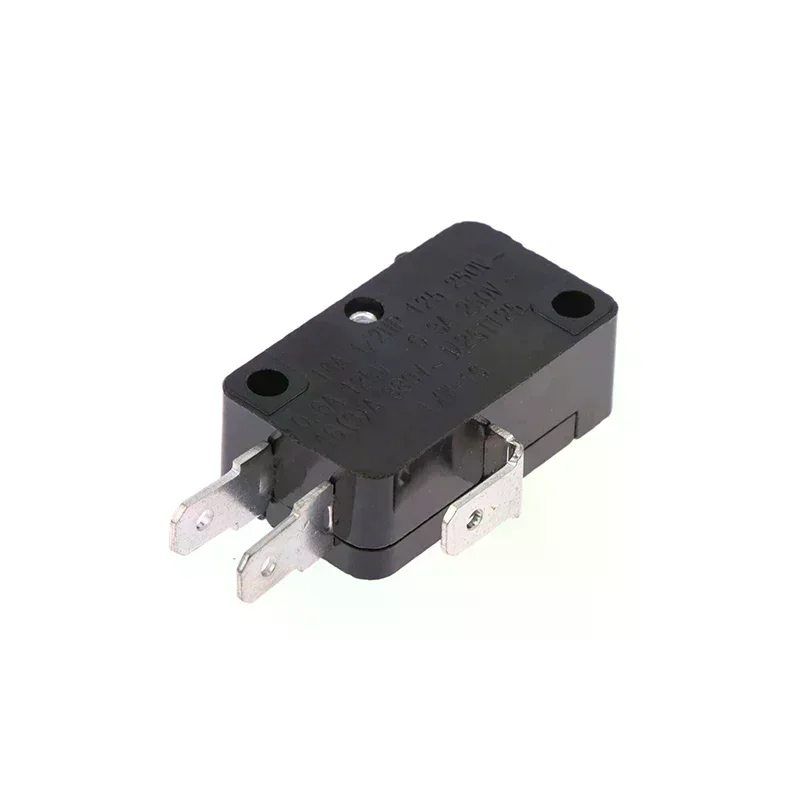 KW1-103 Micro Switch 16A 250V Normally Close Switch 3 Pin Micro Switch for Microwave Oven Door Washing Machine Rice Cooker