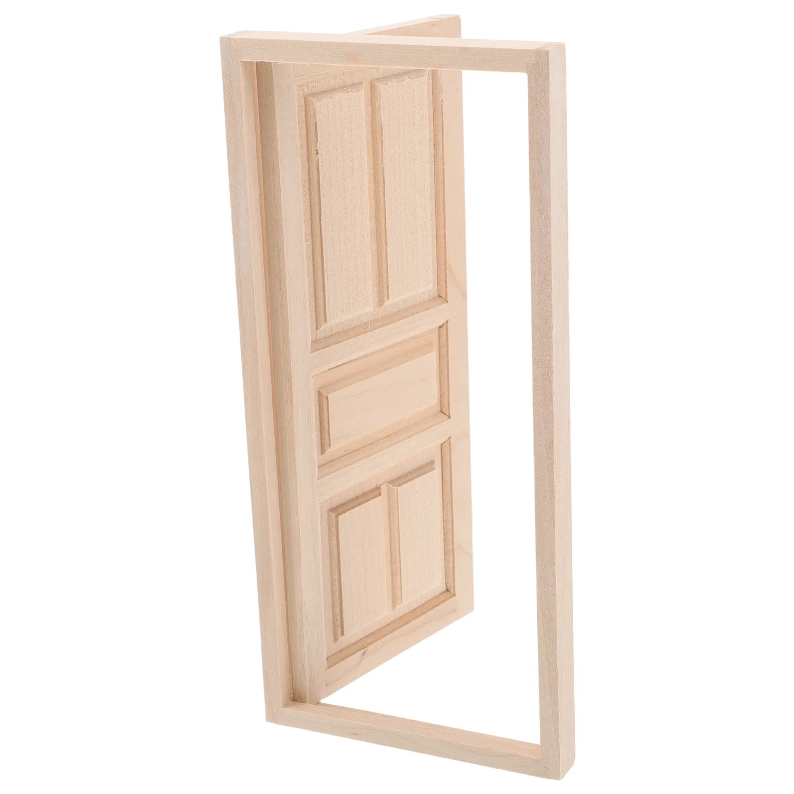 

Миниатюрная деревянная дверца для кукольного домика, неокрашенная, открывающаяся, для декора сказочного сада, аксессуар для поделок, мебельный элемент, для самостоятельной покраски и отделки