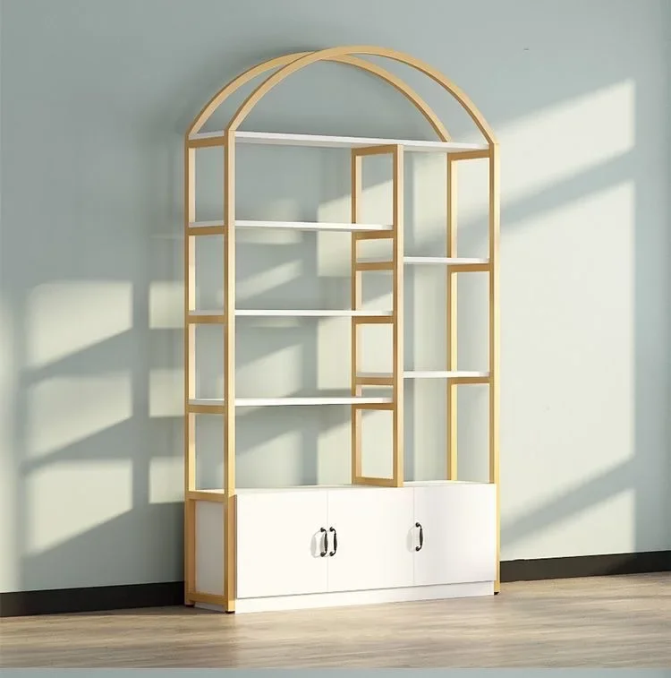 Cosmetic display rack shelves nail beauty salon product cabinets display cabinets multi-level storage shelves