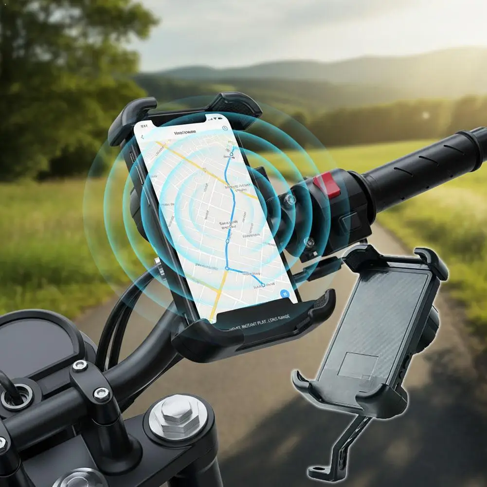 

Держатель для телефона на велосипед с защитой от вибраций, быстрая установка, крепление для телефона на велосипед/мотоцикл, подставка для телефона, держатель для телефона с динамиком