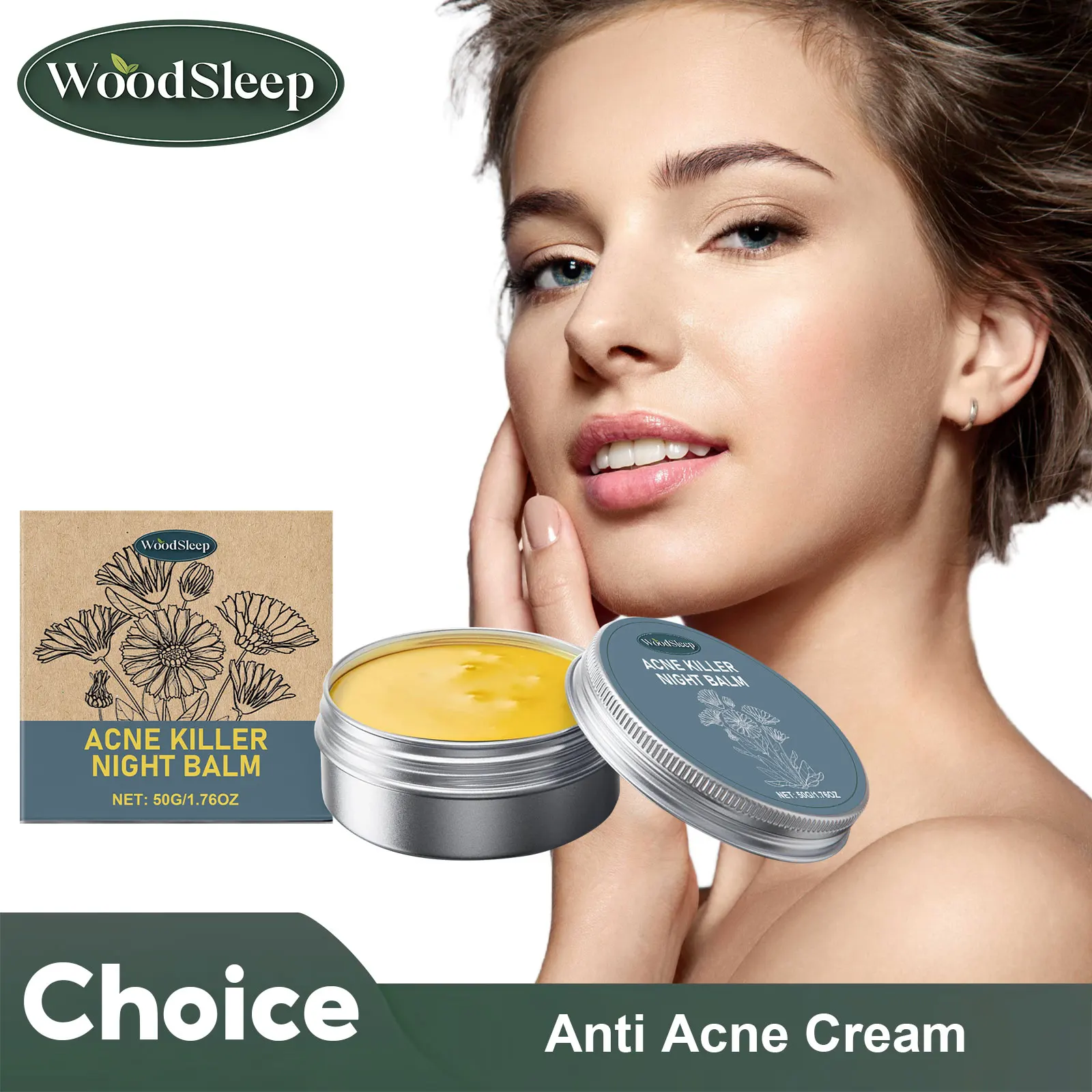 Acne Removal Face Cream Repair Pimple Fade Mark Deep Cleaning Improve Large Pores Oil Control Moisturizer Skin Anti Acne Cream