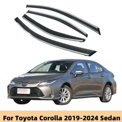 For Toyota Corolla 2019 2020 2021 2022 2023 2024 Sedan Car Styling Accessories Window Visor Deflector Window Rain Guard Cover