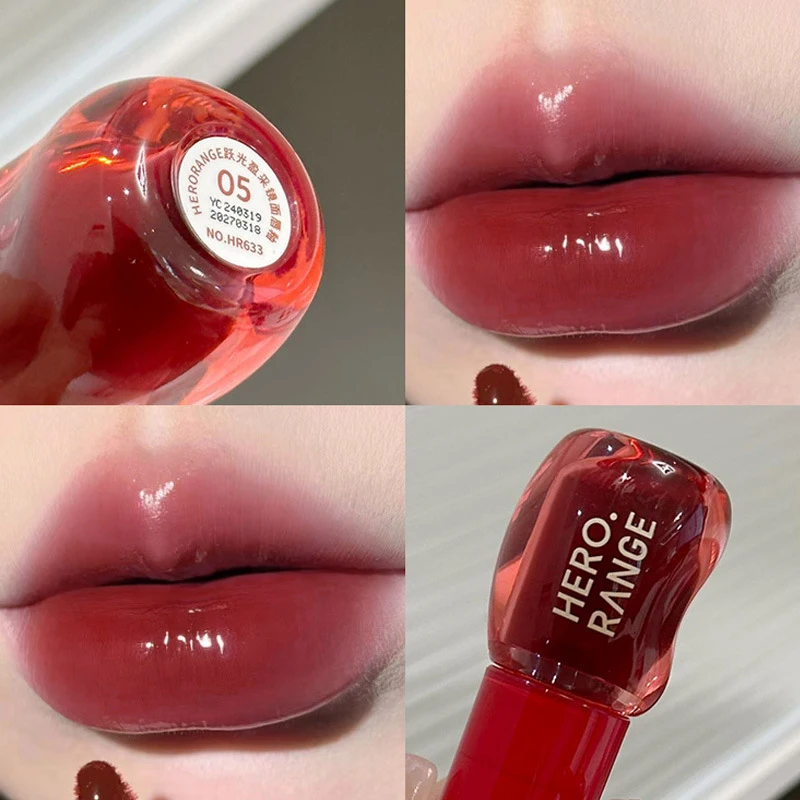 Espelho Lip Gloss para estudante, impermeável, água duradoura, Light Clear Lip Glaze, Cheap Lip Cosmetics Supply