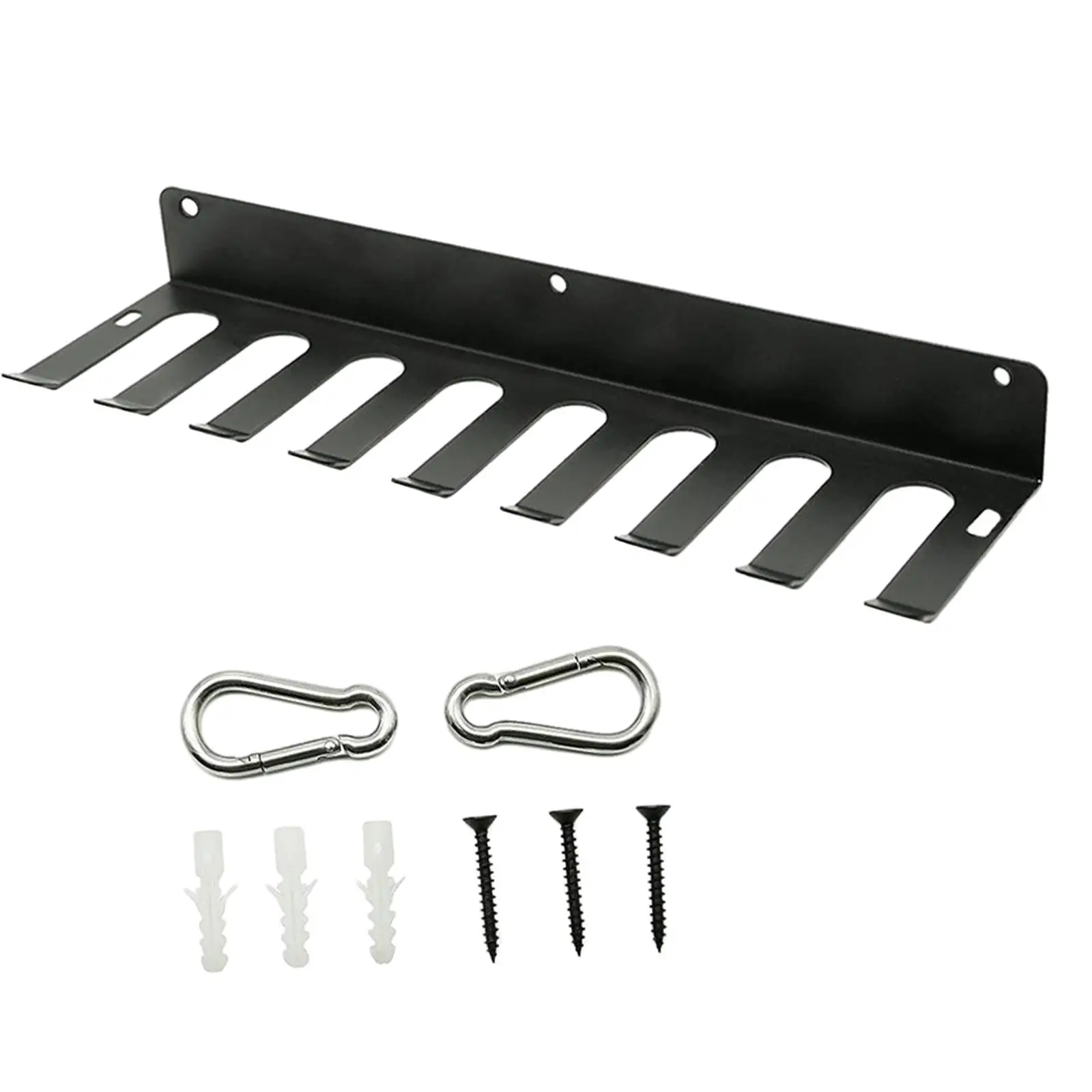 Baseball Bats Rack Heavy Duty Metal Wall Mount Equipment Organizer