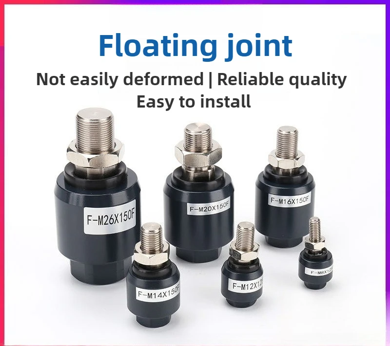 Pneumatic Floating Joint AirTAC Type M6-M10 Swivel Rod End with Misalignment Compensation for Industrial Robotics