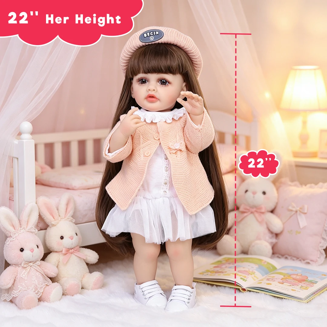 Baby Products Newborn - Кукла KEIUMI 22 дюйма, реалистичная кукла-реборн