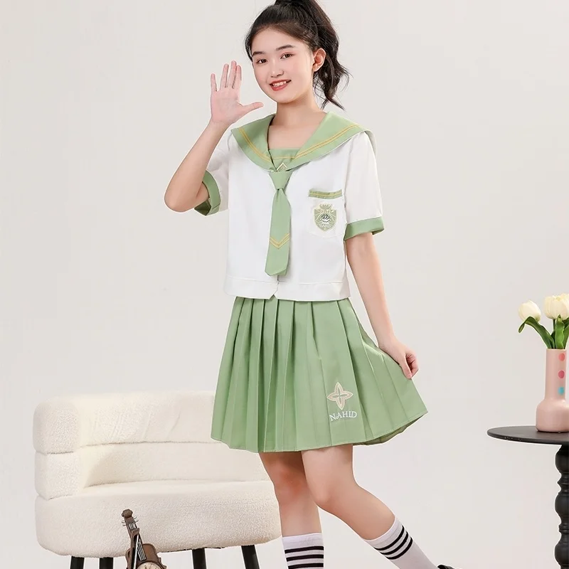 Original God around clothes Grass God sailor costume Nasida costume Academy girl student JK uniform set Day department
