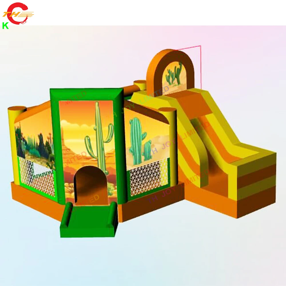 Maglione gonfiabile Moonwalk dell'aria gonfiabile della telone del PVC commerciale del buttafuori gonfiabile della scivolo di Halloween della nave veloce per i bambini