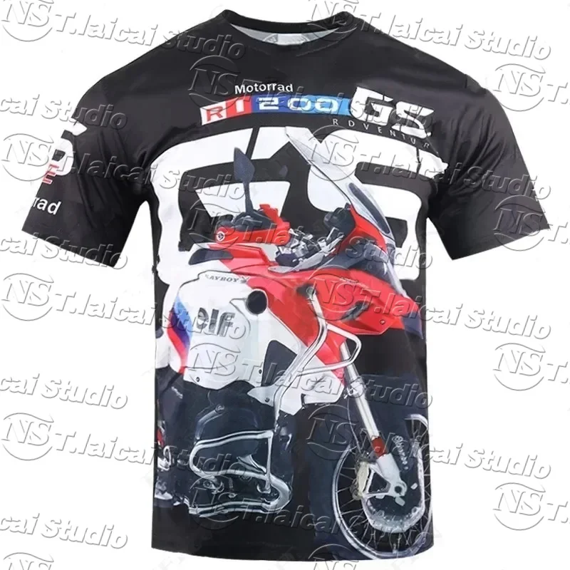 

Самый продаваемый мотоциклетный костюм для ралли F1 GS, футболка для взрослых и детей, быстросохнущая уличная рубашка с 3D принтом и короткими рукавами