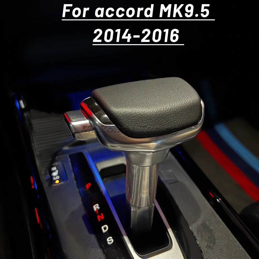

Leather Shift Knob auto gear stick shifter for Honda Accord MK8 8th 2009 2010 MK9 MK9.5 2015 2016 interior Accessories