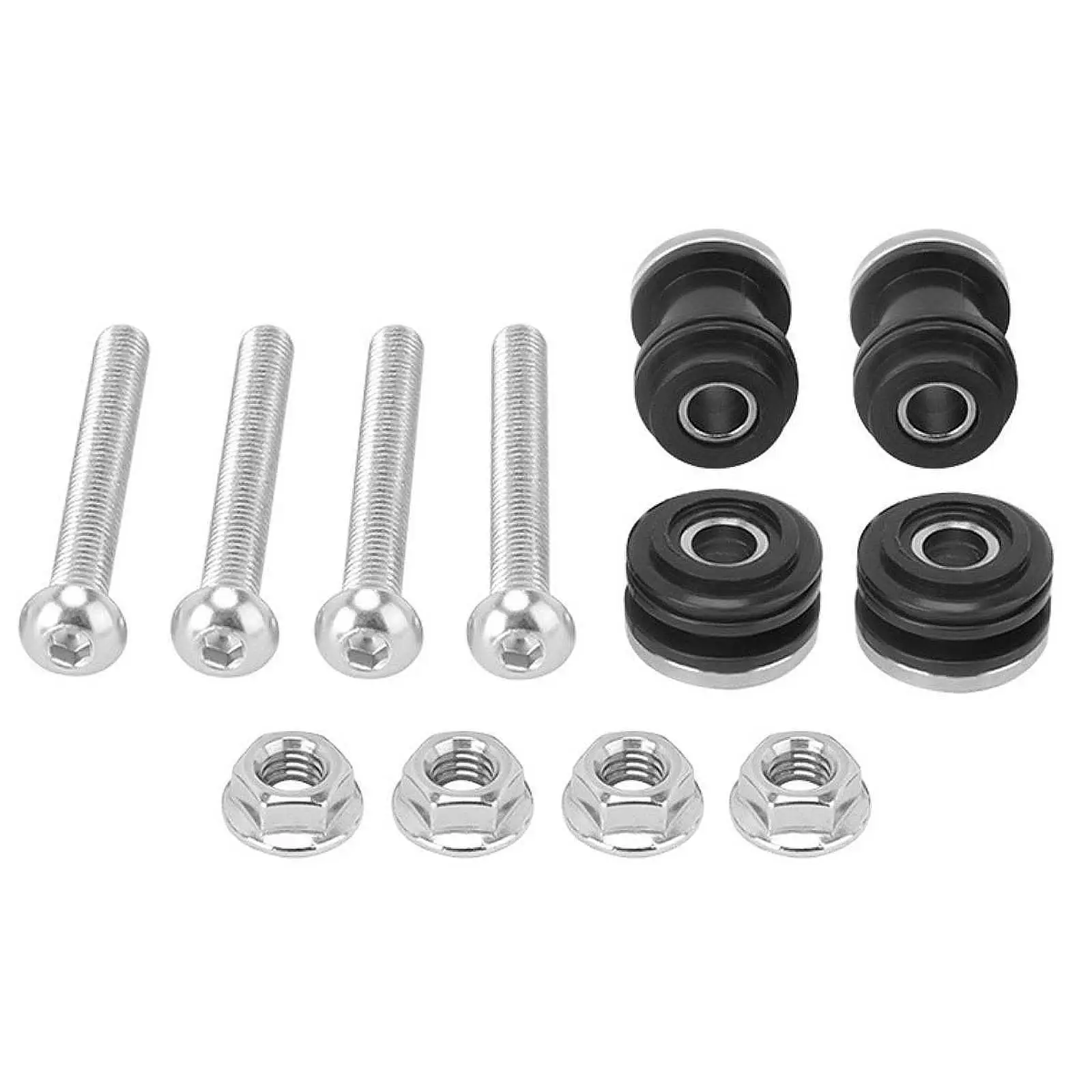 Practical Motorcycle Backrest Iron Screws Docking Hardware Kit Easy Mount Sissy Bar Bolts for Sportster XL883 XL1200 X48