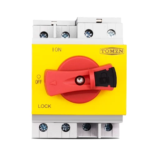 Imagen 2 del producto TOMZN-aislador de mango giratorio Solar, interruptor giratorio, Desconector para caja de distribución Solar, PV 1200V DC 32A