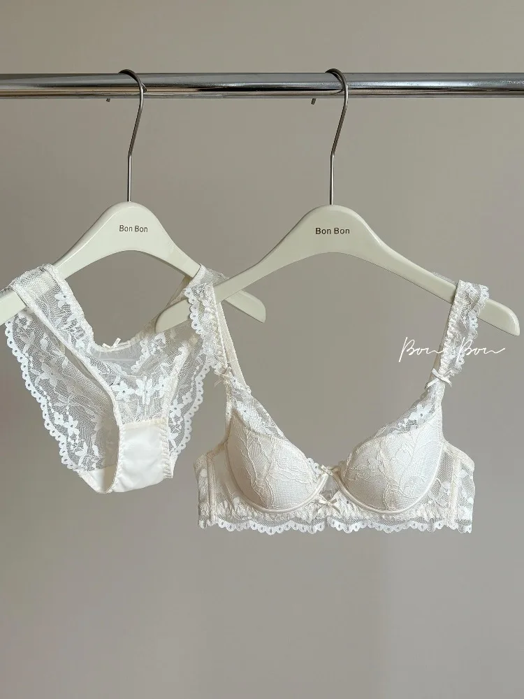 YUQI Sexy Spitzen-Push-Up-BH für den größeren Look, Minimizer, schlankmachende Bügel-Stützstraffung, seitliches Fett, kein Durchhängen des Stahlrings in Übergröße
