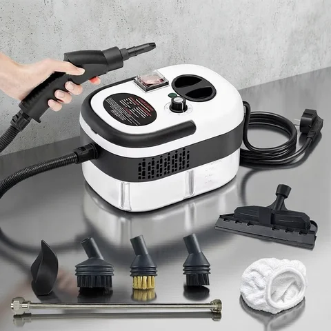 1.2L Steam Cleaner High Temperature Sterilization Air Conditioning Kitchen Hood Home /Car Steaming Cleaner 220V/110V EU/US Plug