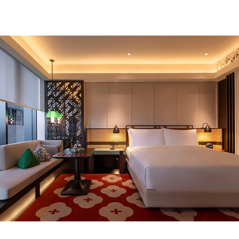 #Modern Complete Set Hotel Beds Designed For Standard Hotel Rooms Sets Motel Homestay Youth Hostel