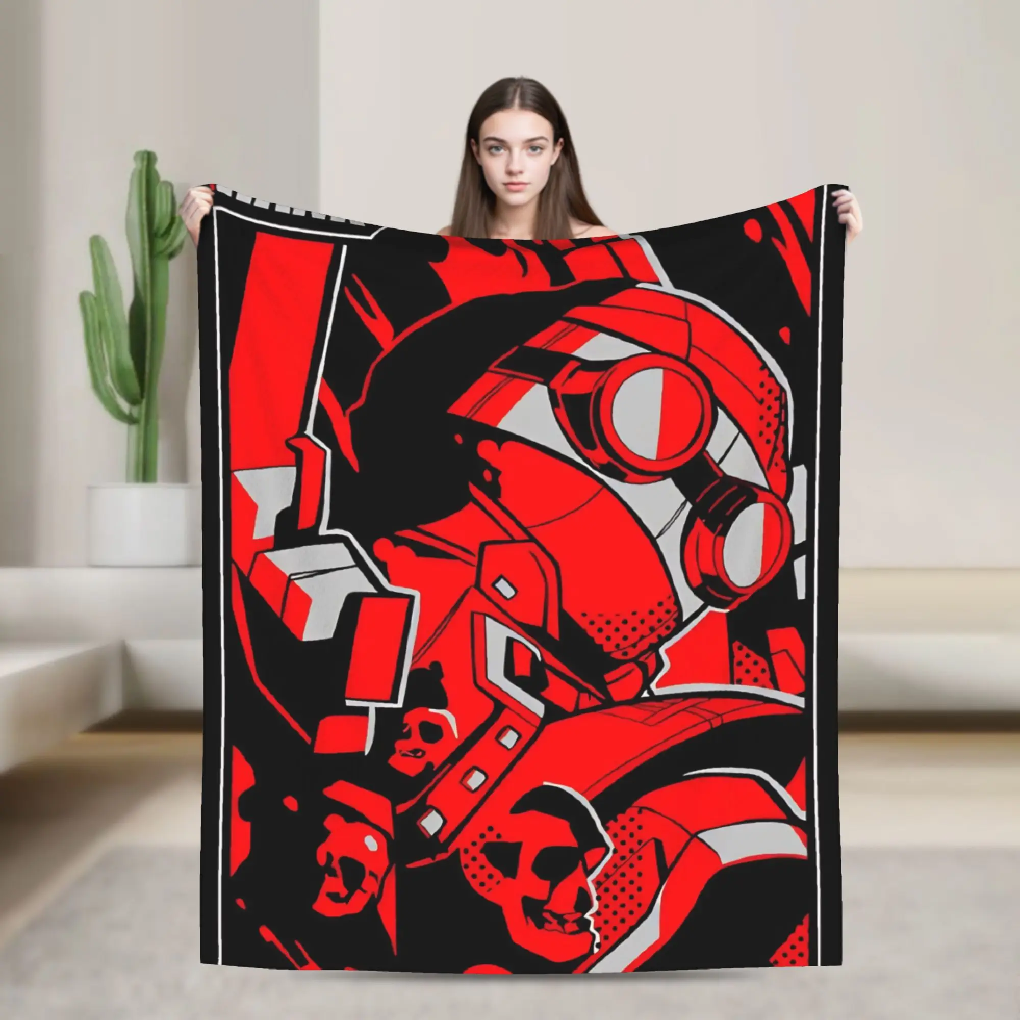 MADNESS COMBAT Hank Blanket Multi-size Warm Cozy Fluffy  Throw Blankets for Couch Sofa and Bed