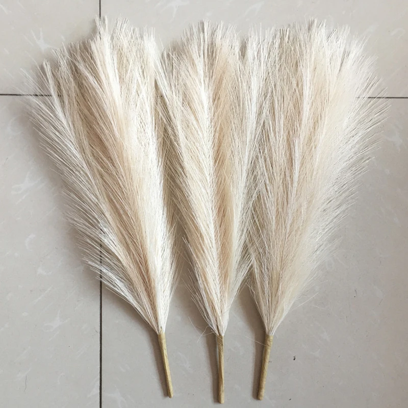 Pampas Grass Wed Flower Decor Home Bedroom Fake Pampas Wedding Guide Artificial Flower Wedding Decoration Accessories 45cm