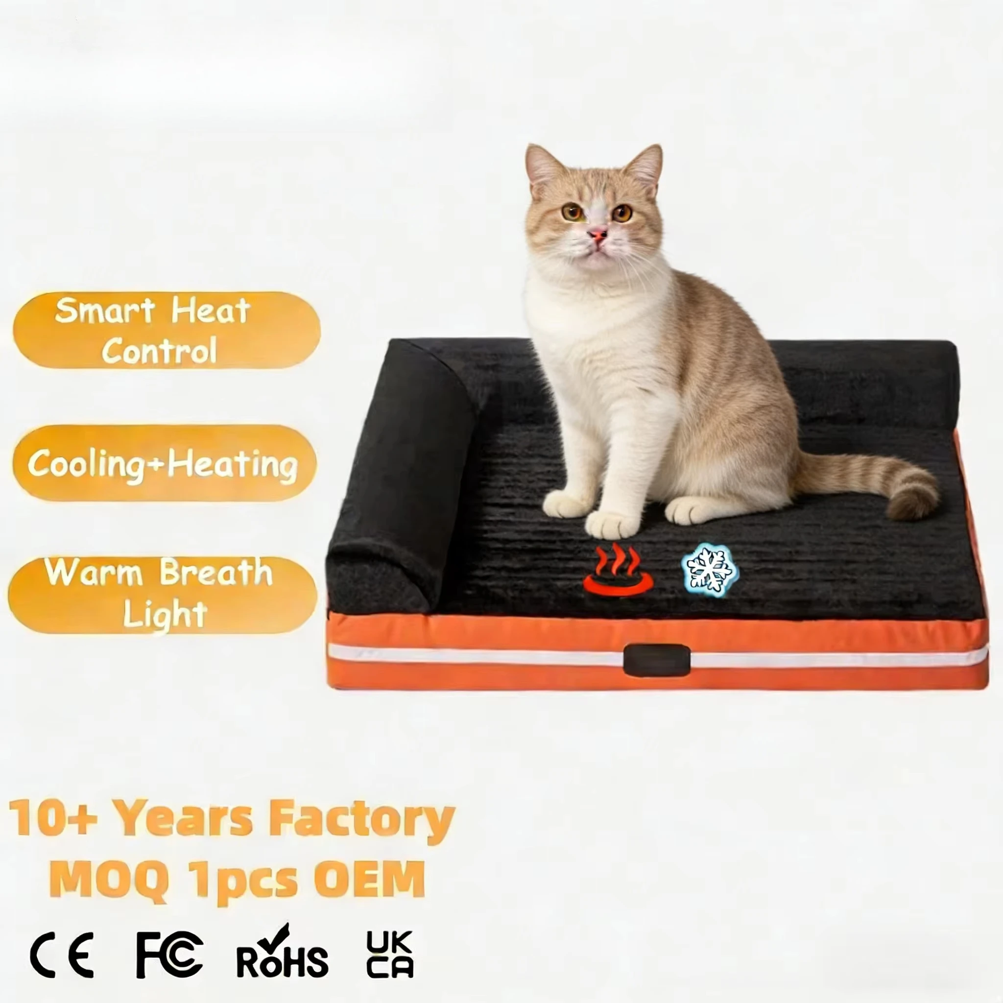 Super Luxury Intelligent Temperature Control Pet Bed Winter Sponge Waterproof Breathable Lightweight Innovative Pet Bed