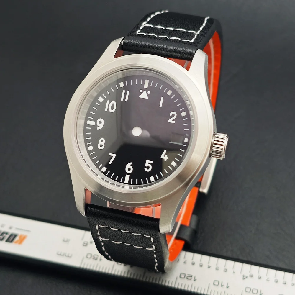 Nh35 Square Case 39mm NH35 Pilot Case Fits NH36 NH35 NH38 Movement Men's Silvery Watch ...