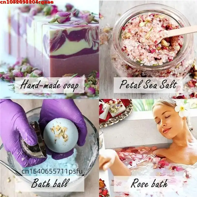 زهرة جافة طبيعية ممتازة لصنع الصابون والشموع بنفسك | الورد/الفراشة الأوركيد/البابونج/اللافندر/الياسمين | ديكور منزلي للزفاف #6