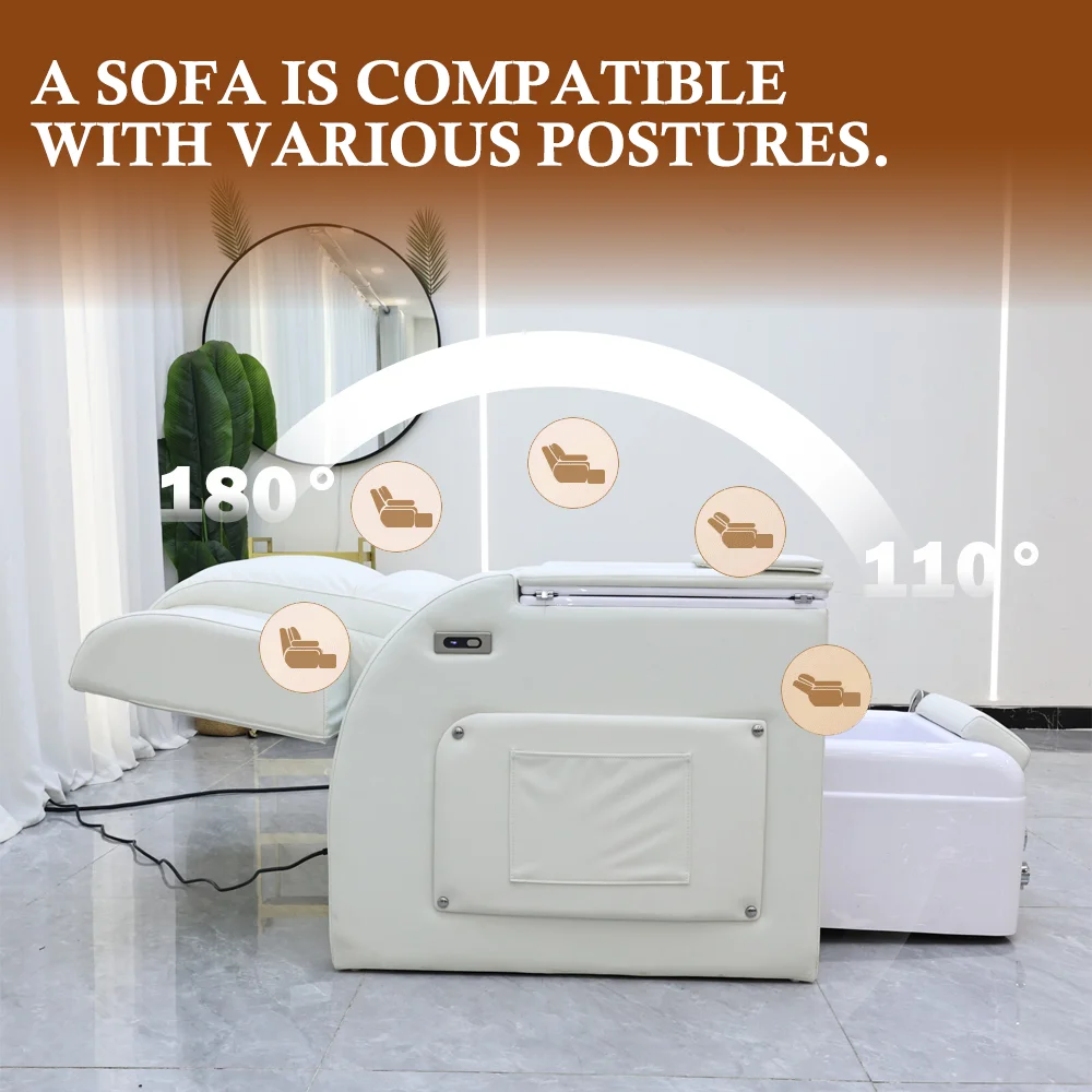 صالون تجميل سبا باديكير الأثاث الكهربائية مستلق حمام القدم كرسي محطة باديكير #3