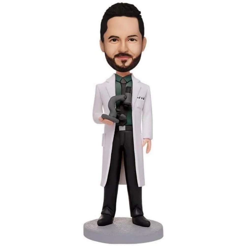 Doctor Coat Fully Customizable Doctor Personalized bobblehead Doll for The Best Gift for Doctors
