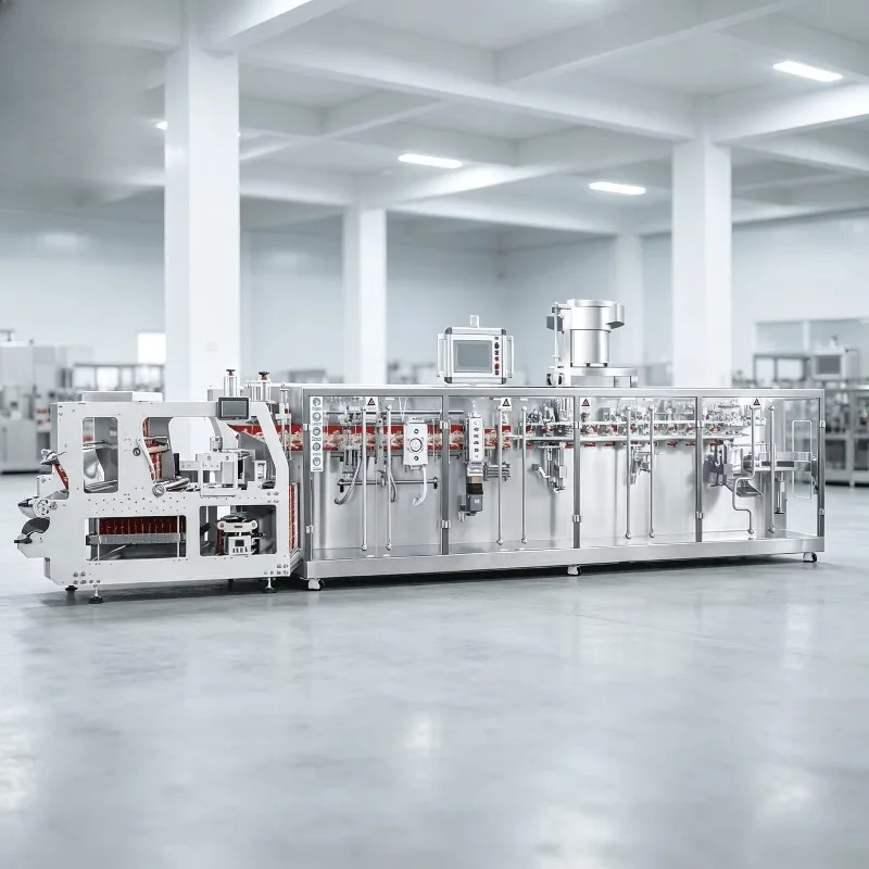 Customized High Speed Automatic Flow Food Pillow Tissue Bread Vegetables Horizontal Packaging Machines Pillow Packing Machine