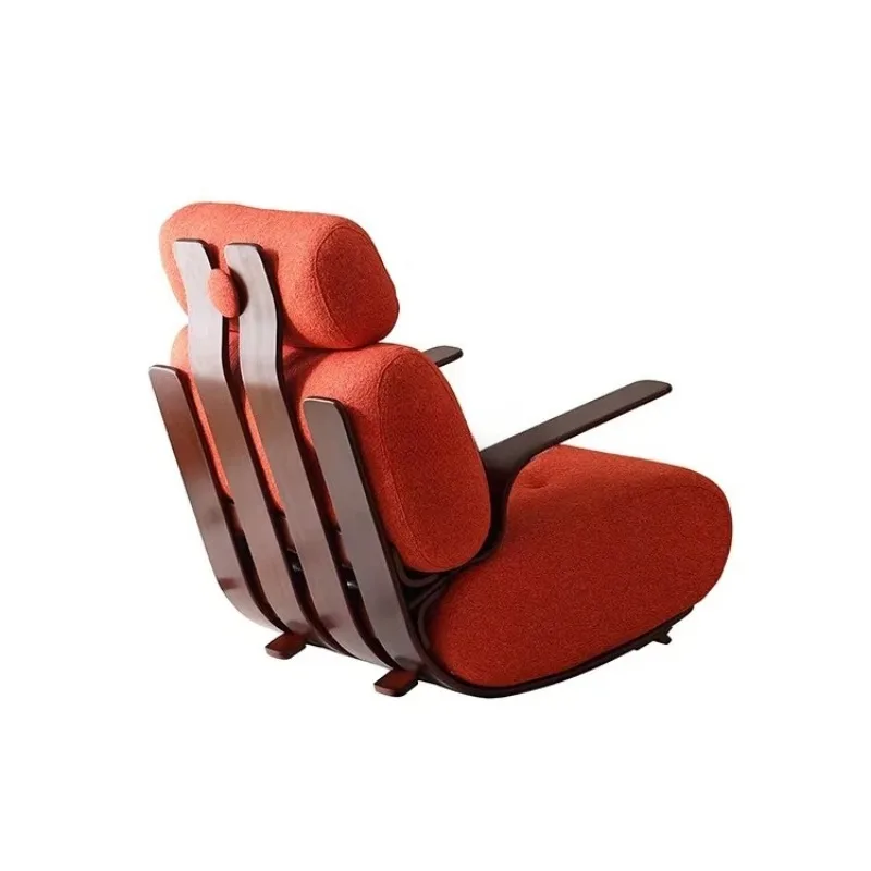 Furniture Comfortable Recliner with Black Walnut Veneer Frame Cute Style Bedroom Home Office Accessories