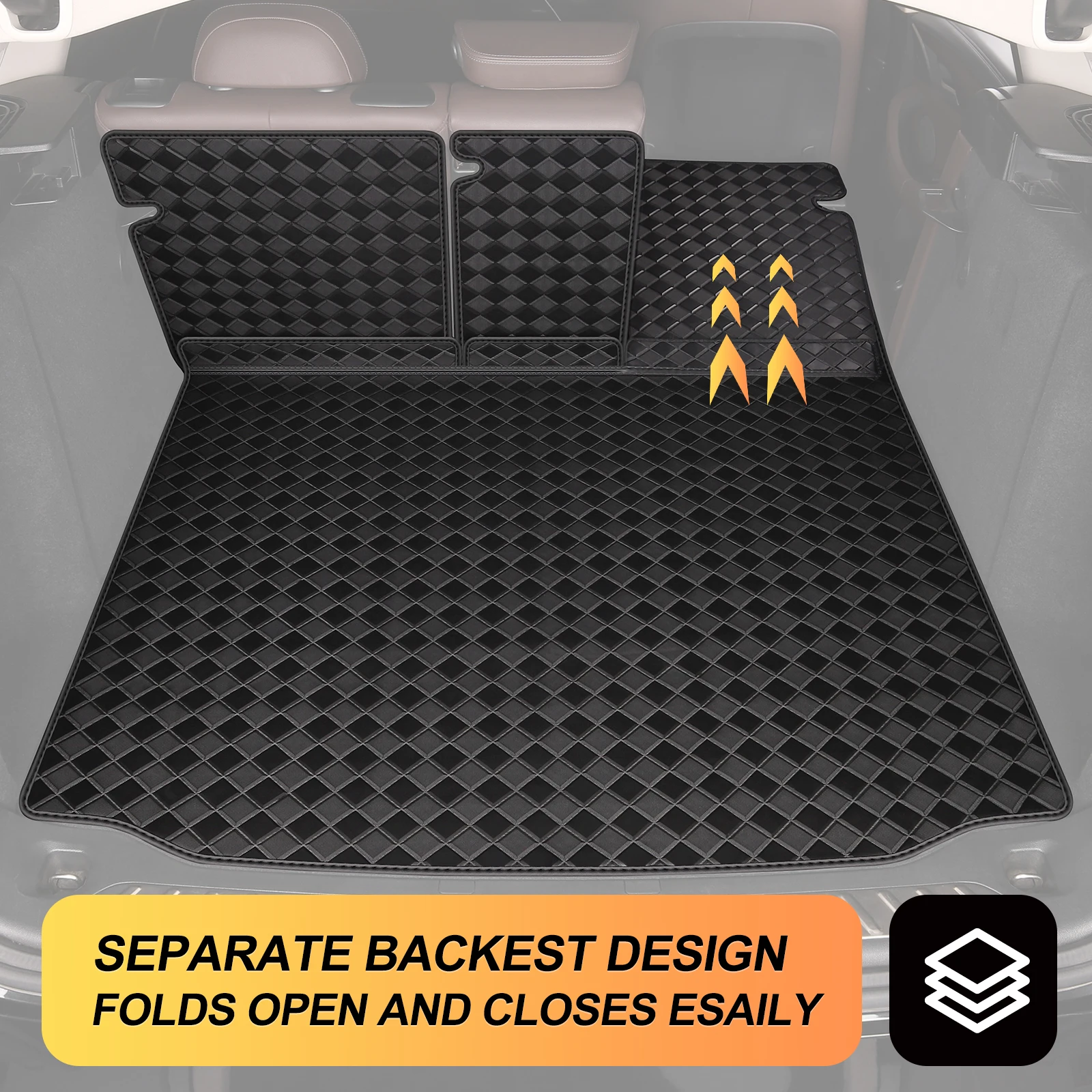 سيارة الطابق حمولة حقيبة السيارة حصيرة ل 2011 2017 BMW X3 بطانة مقاومة للماء مكافحة ارتداء المضادة للذرة #3