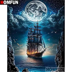 HOMFUN 5D DIY Diamond Embroidery Full Display