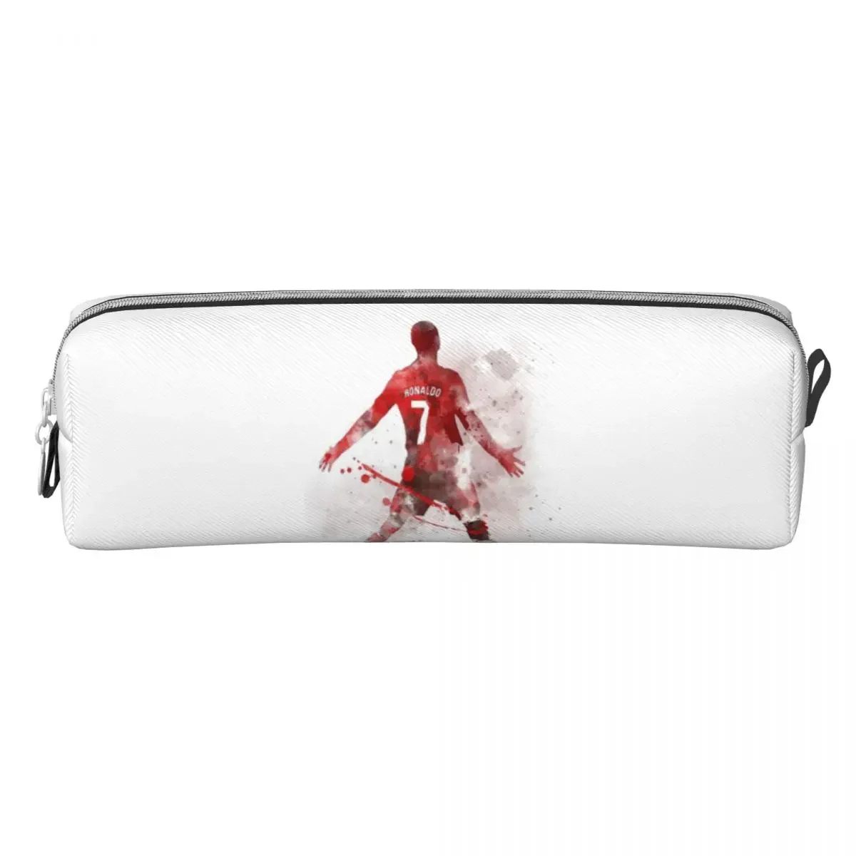 Aesthetic Pencil Case Fashion CRS7  Pouch Football Soccer School  Cases Boy Girl Square Graphic Stationery Organizer