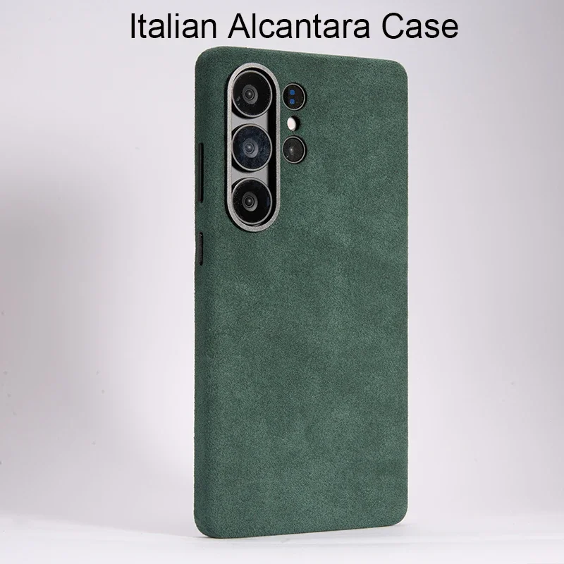 

Italian Alcantara Case for Samsung Galaxy S25 Ultra 5G High Quality Protective For Samsung S25 Ultra Case Phone Cover Magnetic