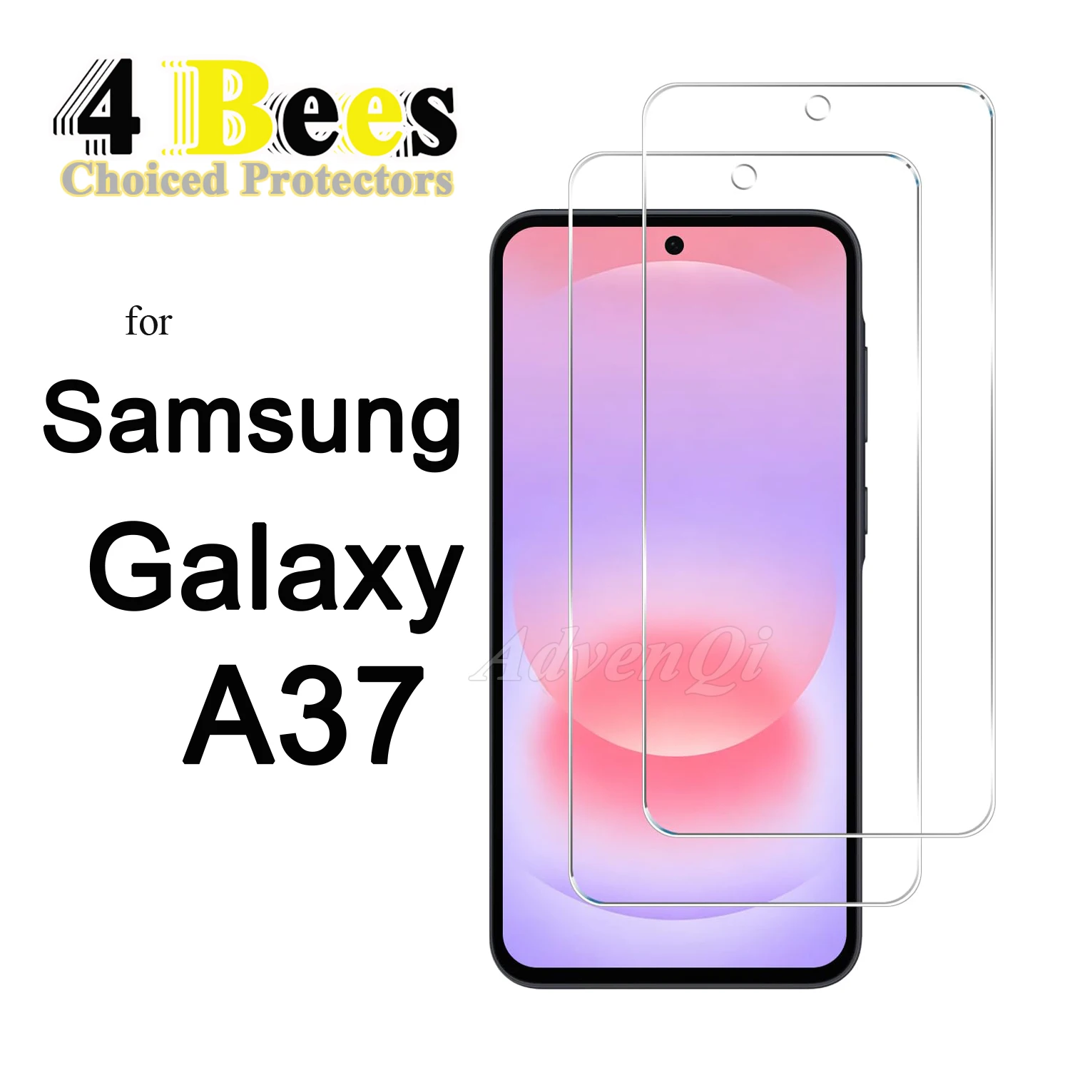 1-4 Pcs Tempered Glass For Samsung Galaxy A37 Screen Protector Protective Mica Cryatal Anti Scratch Case Friendly
