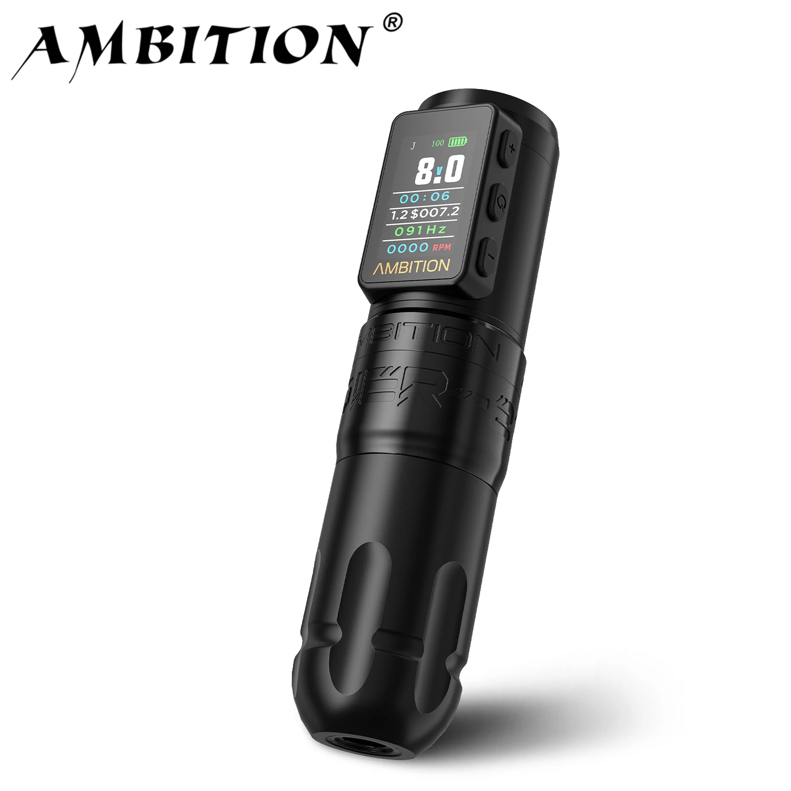 Ambition Soldier270S Wireless Tattoo Machine Stroke 5.0+4.5mm 1800mAh Billing Battery with 270 g.cm High Torque Brushless Motor
