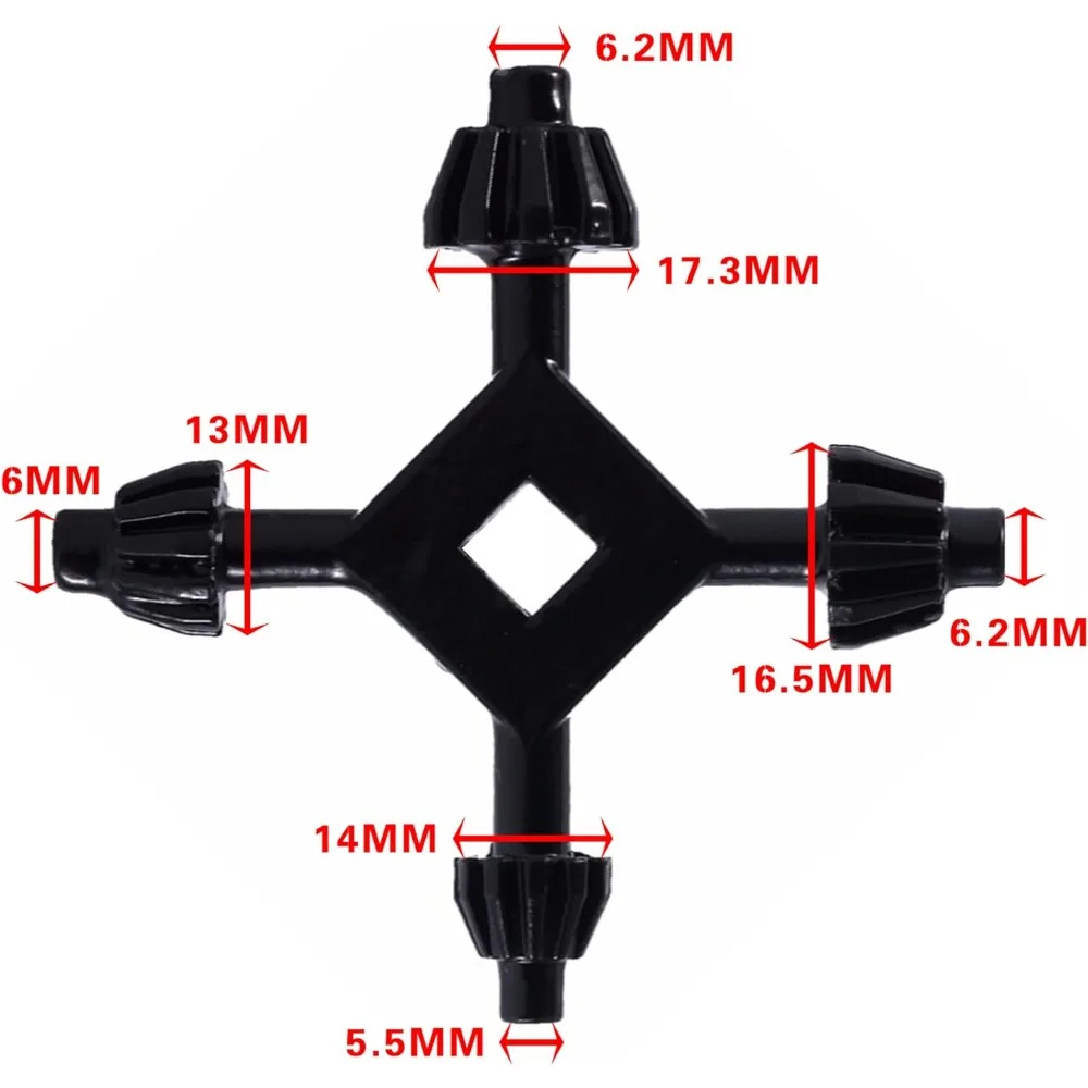 4 in 1 Drill Chuck Key Fit Drill Power Tool Cordless 1/4\